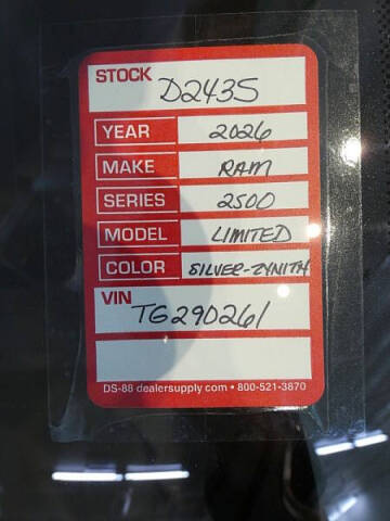 2026 RAM 2500