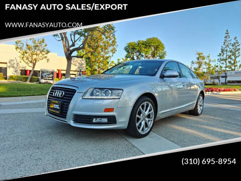 2010 Audi A6 for sale at FANASY AUTO SALES/EXPORT in Yorba Linda CA