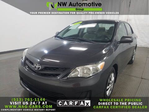 2011 Toyota Corolla for sale at NW Automotive Group in Cincinnati OH