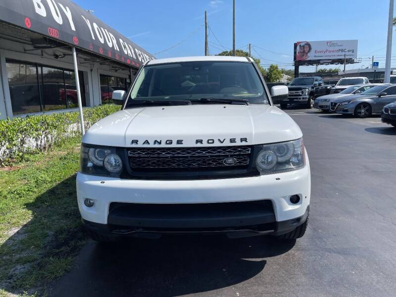 Used 2013 Land Rover Range Rover Sport HSE with VIN SALSK2D48DA775215 for sale in West Palm Beach, FL