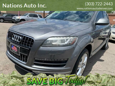 2010 Audi Q7 for sale at Nations Auto Inc. in Denver CO