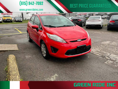 2012 Ford Fiesta for sale at Green Ride Inc in Nashville TN