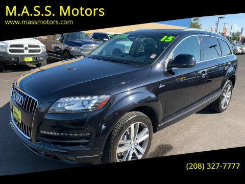 2015 Audi Q7 for sale at M.A.S.S. Motors in Boise ID