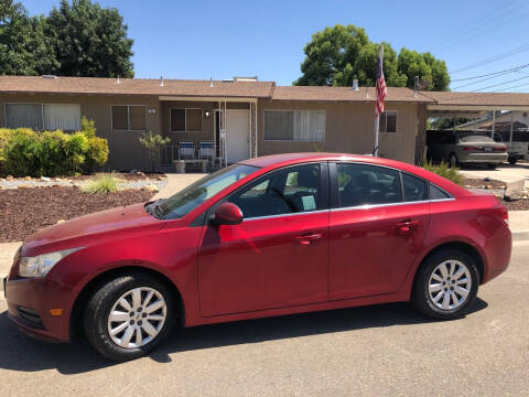 2012 Chevrolet Cruze for sale at Gold Rush Auto Wholesale in Sanger CA