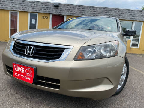 2008 Honda Accord for sale at Superior Auto Sales, LLC in Wheat Ridge CO