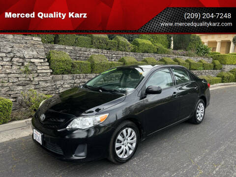 2012 Toyota Corolla for sale at Merced Quality Karz in Merced CA