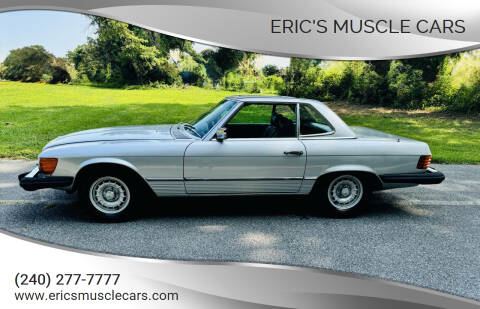 1976 Mercedes-Benz 450 SL for sale at Eric's Muscle Cars in Clarksburg MD