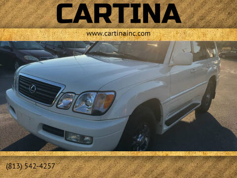 2002 Lexus LX 470 for sale at Cartina in Tampa FL