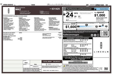 2019 Lincoln MKZ Reserve I