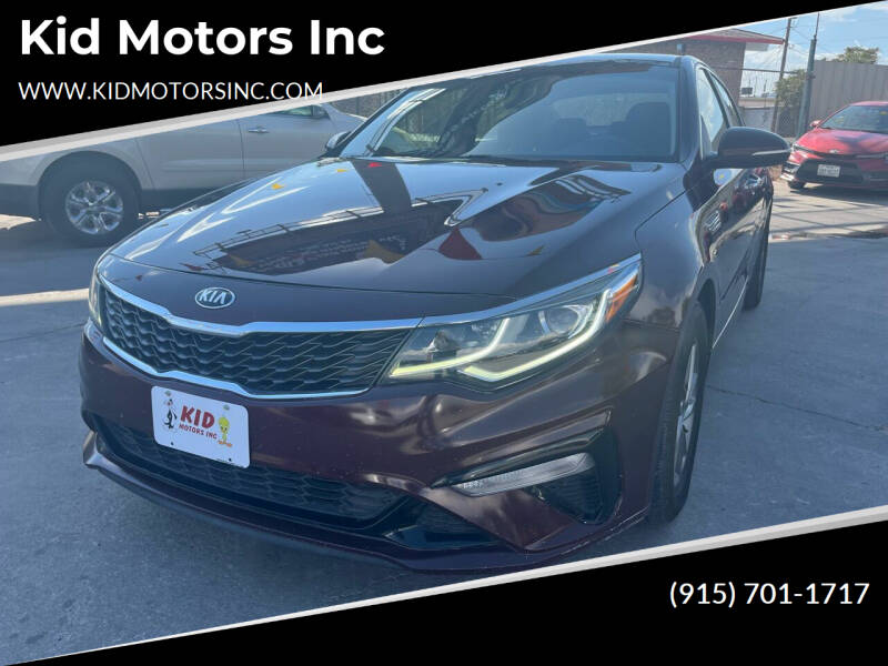 2019 Kia Optima for sale at Kid Motors Inc in El Paso TX