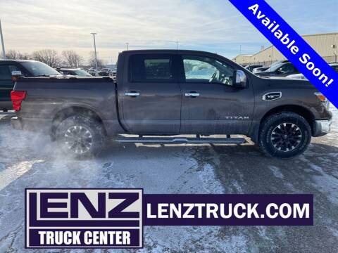 2017 Nissan Titan for sale at LENZ TRUCK CENTER in Fond Du Lac WI