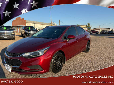 2016 Chevrolet Cruze for sale at MIDTOWN AUTO SALES INC in Greeley CO