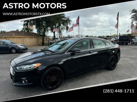 2014 Ford Fusion for sale at ASTRO MOTORS in Houston TX