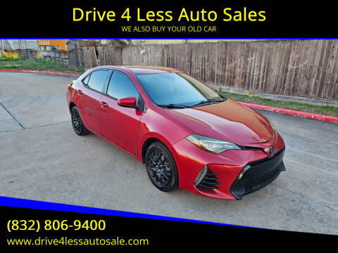 2018 Toyota Corolla for sale at Drive 4 Less Auto Sales in Houston TX