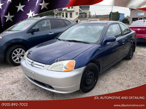 2001 Honda Civic for sale at JDL Automotive and Detailing in Plymouth WI