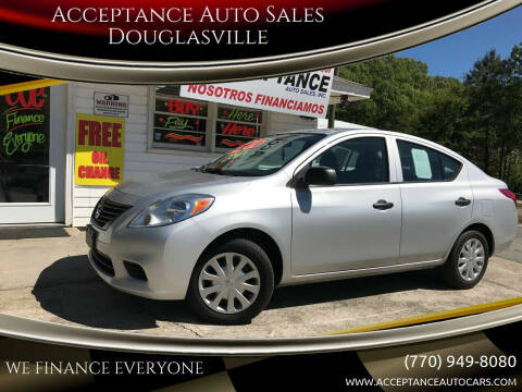 2012 Nissan Versa for sale at Acceptance Auto Sales Douglasville in Douglasville GA