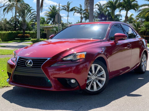 2015 Lexus IS 250 for sale at HIGH PERFORMANCE MOTORS in Hollywood FL