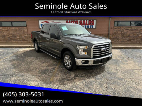 2017 Ford F-150 for sale at Seminole Auto Sales in Seminole OK
