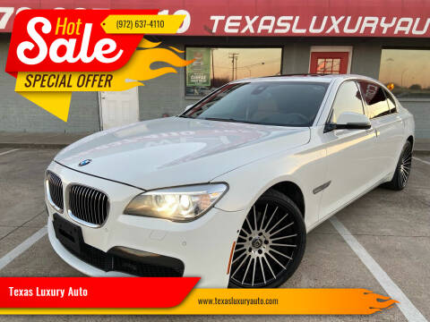 2013 BMW 7 Series for sale at Texas Luxury Auto in Cedar Hill TX