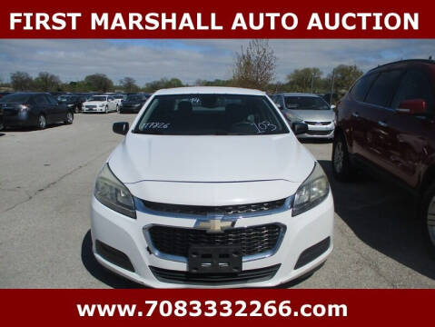 2014 Chevrolet Malibu for sale at First Marshall Auto Auction in Harvey IL