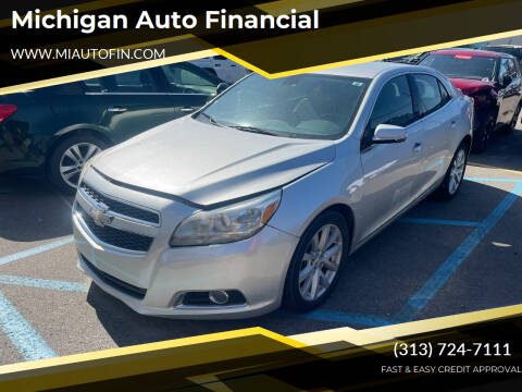2013 Chevrolet Malibu for sale at Michigan Auto Financial in Dearborn MI