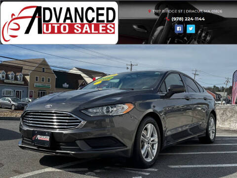 2018 Ford Fusion for sale at Advanced Auto Sales in Dracut MA