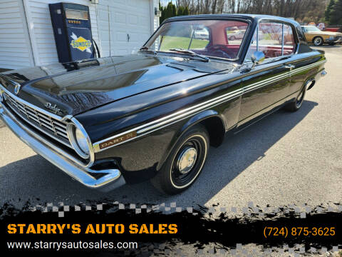 1965 Dodge Dart for sale at STARRY'S AUTO SALES in New Alexandria PA