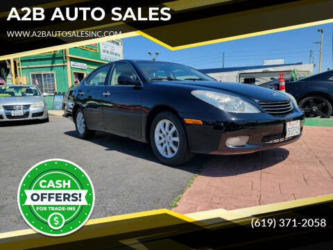 2004 Lexus ES 330 for sale at A2B AUTO SALES in Chula Vista CA