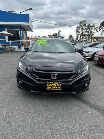 2021 Honda Civic for sale at Lucas Auto Center 2 in South Gate CA