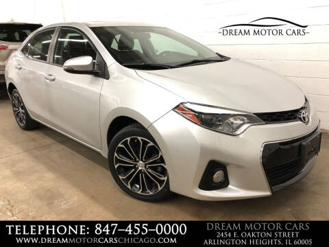 2015 Toyota Corolla for sale at Dream Motor Cars in Arlington Heights IL