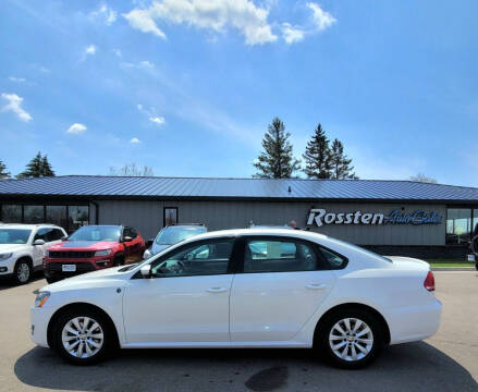 2014 Volkswagen Passat for sale at ROSSTEN AUTO SALES in Grand Forks ND
