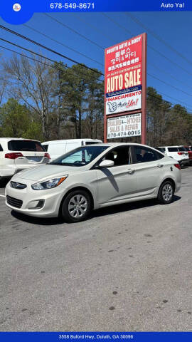 2016 Hyundai Accent for sale at Auto Ya! in Duluth GA