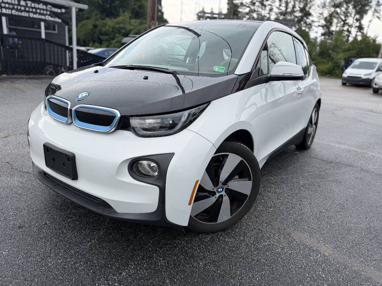 White 2015 BMW i3 Wagon Rear-Wheel Drive 1-Speed Automatic