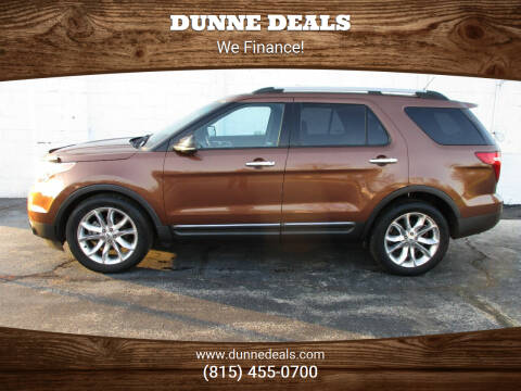 2012 Ford Explorer for sale at Dunne Deals in Crystal Lake IL