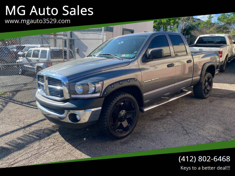 2007 Dodge Ram Pickup 1500 for sale at MG Auto Sales in Pittsburgh PA