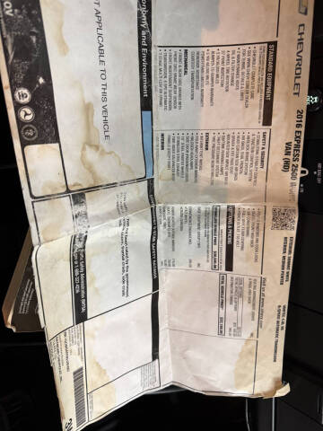 2016 Chevrolet Express 2500