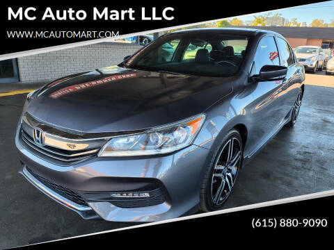 2016 Honda Accord for sale at MC Auto Mart LLC in Hermitage TN