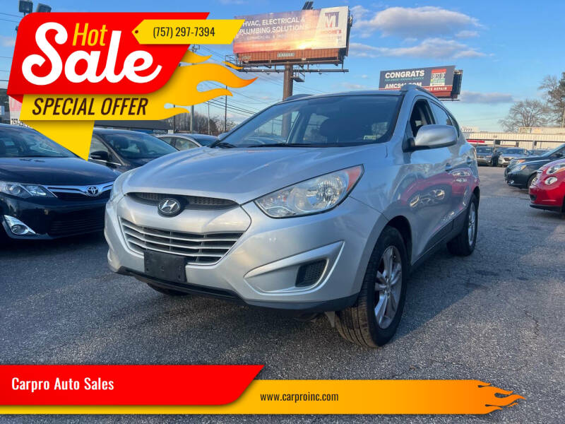 2010 Hyundai Tucson for sale at Carpro Auto Sales in Chesapeake VA