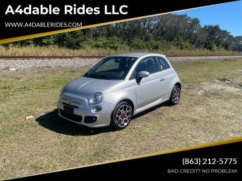 2012 FIAT 500 for sale at A4dable Rides LLC in Haines City FL