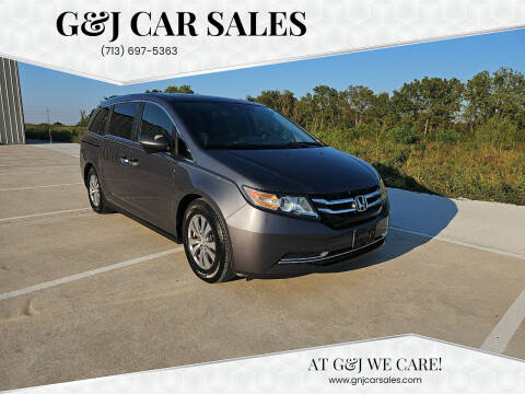 2014 Honda Odyssey for sale at G&J Car Sales in Houston TX