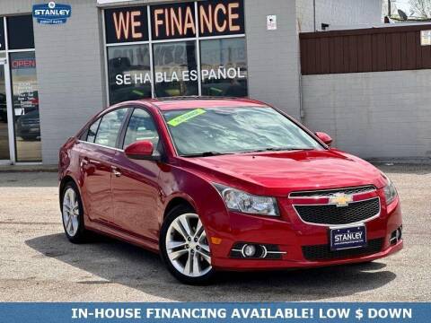 2012 Chevrolet Cruze for sale at Stanley Ford Gilmer in Gilmer TX