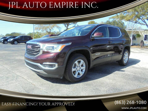 2018 GMC Acadia for sale at JPL AUTO EMPIRE INC. in Lake Alfred FL