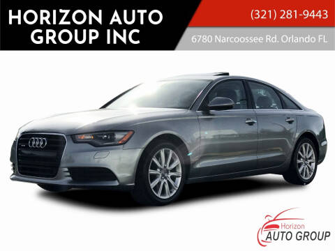 2013 Audi A6 for sale at HORIZON AUTO GROUP INC in Orlando FL