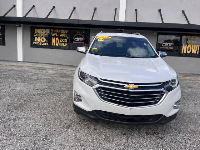 2019 Chevrolet Equinox for sale at M & J UNITED AUTO SALES in LAUDERDALE LAKES, FL