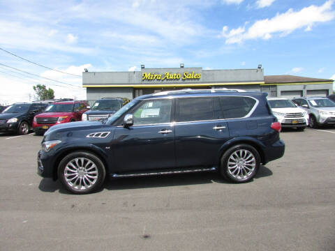 2015 Infiniti QX80 for sale at MIRA AUTO SALES in Cincinnati OH
