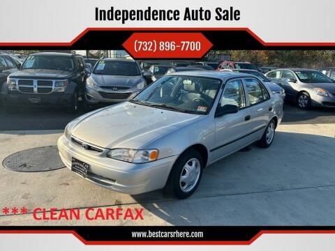 2000 Toyota Corolla for sale at Independence Auto Sale in Bordentown NJ