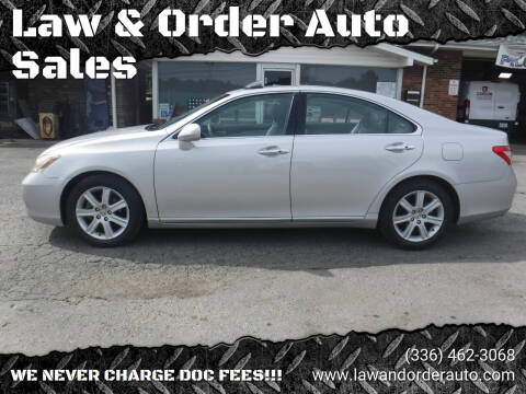 2008 Lexus ES 350 for sale at Law & Order Auto Sales in Pilot Mountain NC