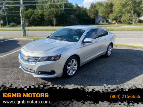 2018 Chevrolet Impala for sale at EGMB MOTORS in Midlothian VA