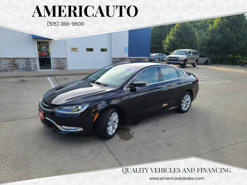 2015 Chrysler 200 for sale at AmericAuto in Des Moines IA