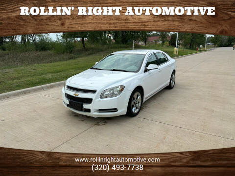 2009 Chevrolet Malibu for sale at Rollin' Right Automotive in Saint Cloud MN